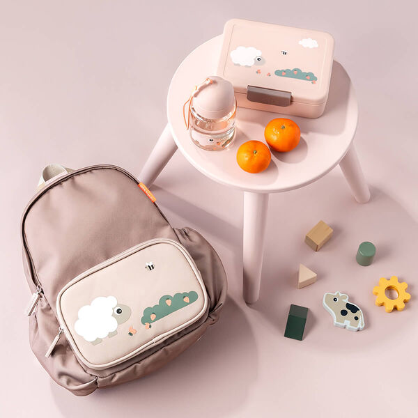 Tiny Farm Lunch Box with Divider, powder Tiny Farm Lunch Box with Divider, powder, Done by Deer