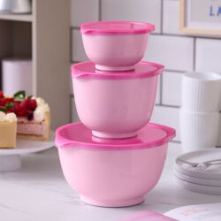 NEW Margrethe Breast Cancer Awareness Bowl Set 6 Parts, pink, Rosti