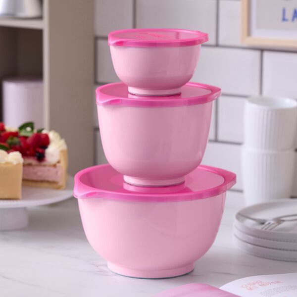 NEW Margrethe Breast Cancer Awareness Bowl Set 6 Parts, pink, Rosti