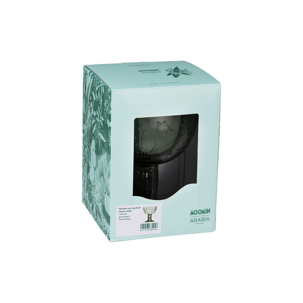 Moomin serving bowl, pine green, Moomin Arabia