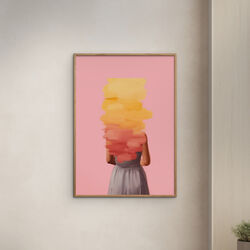 Lady Paint 2, Poster & Frame