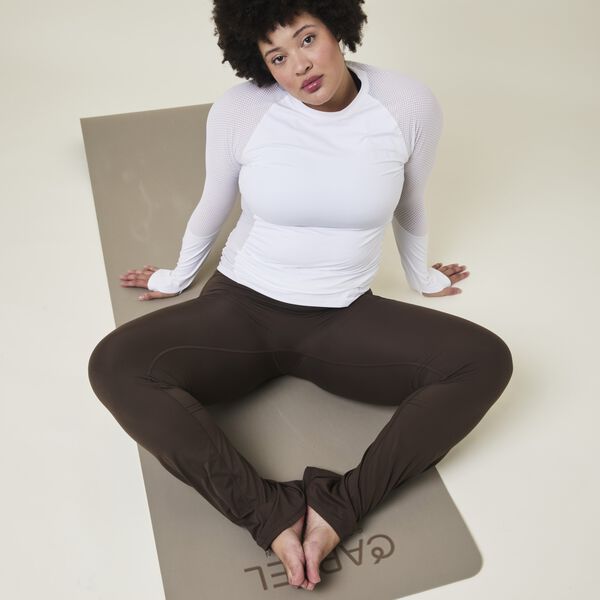 Ability Performance long-sleeved blouse, crystal white, Cartel Copenhagen