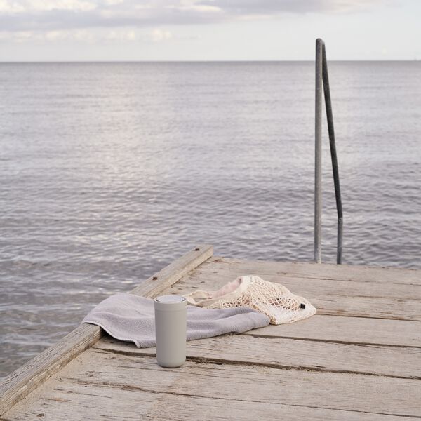 To Go Click Termo cup 0.4 L, soft light grey, Stelton