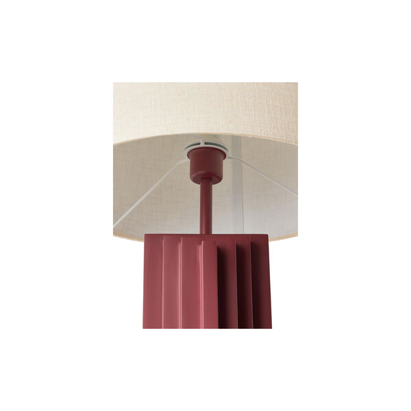 Luomo Floor Lamp, wine red/beige, Westwing Collection