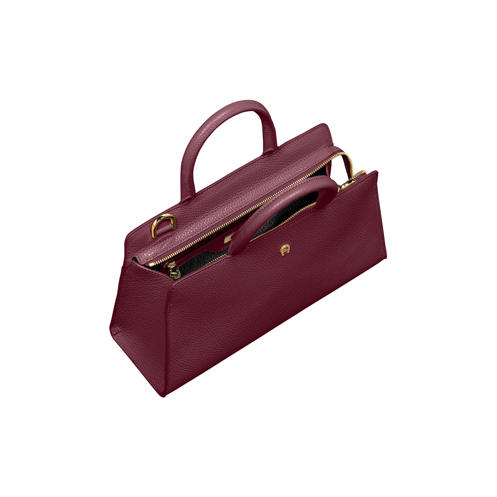 【AIGNER】CYBILL Handbag M, burgundy／ハンドバッグ Cybill Handbag Stretch M, burgundy