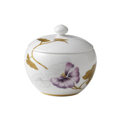 Flora Sugar Bowl, morning glory, Royal Copenhagen