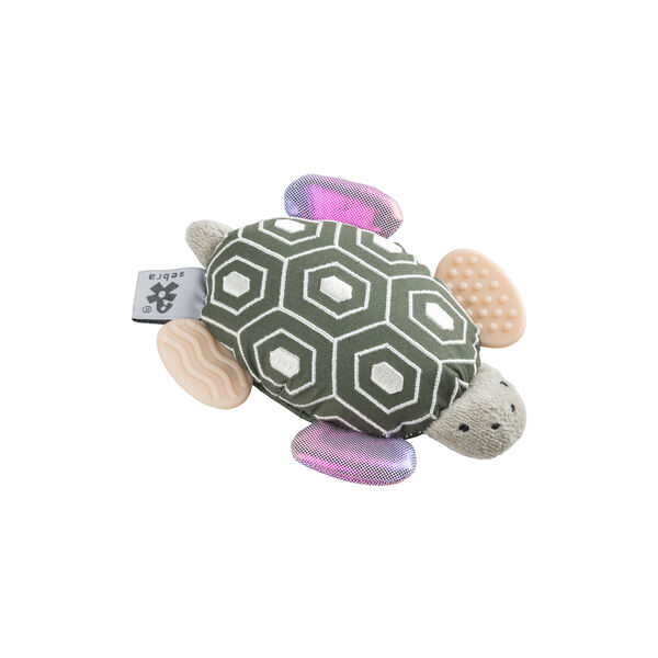 Turbo the Turtle Activity Rattle with Mirror Turbo the Turtle Activity Rattle with Mirror, Sebra