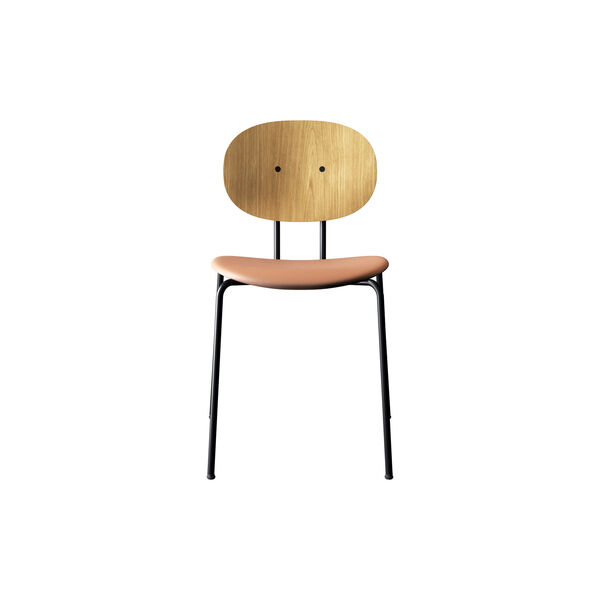 PIET HEIN Chair, oiled oak/Silk Cognac, Sibast Furniture