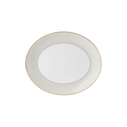 Gio Gold Oval Platter &Oslash; 33,2 cm, gold/white, Wedgwood