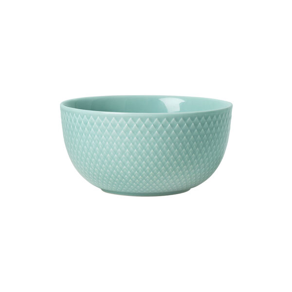 Rhombe Color Bowl, aqua, Lyngby Porcel&aelig;n