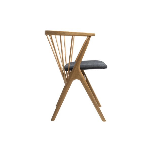 Sibast No 8 Dining Chair, oiled oak/dark grey Sibast No 8 Dining Chair, oiled oak/dark grey, Sibast Furniture
