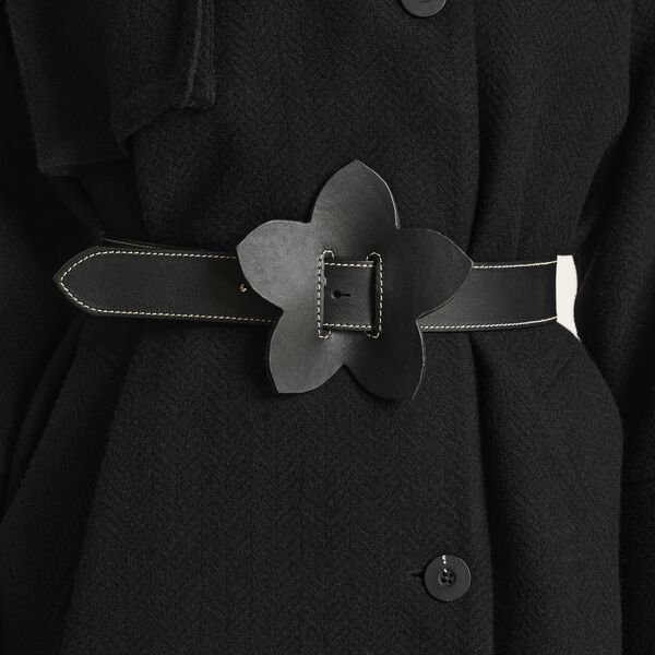 Reza flower belt, black, BITTE KAI RAND