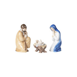 Nativity Set Joseph, Mary & Baby Jesus, Royal Copenhagen