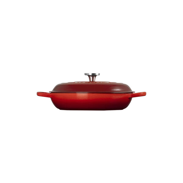 Signature Round Braiser | 30 cm | Cerise, Le Creuset