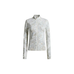 Alma long-sleeved jacket with zipper, marble, Cartel Copenhagen
