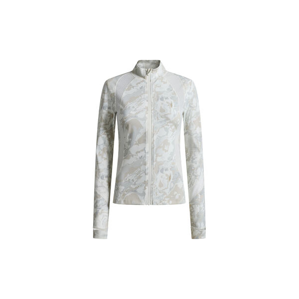 Alma long-sleeved jacket with zipper, marble, Cartel Copenhagen