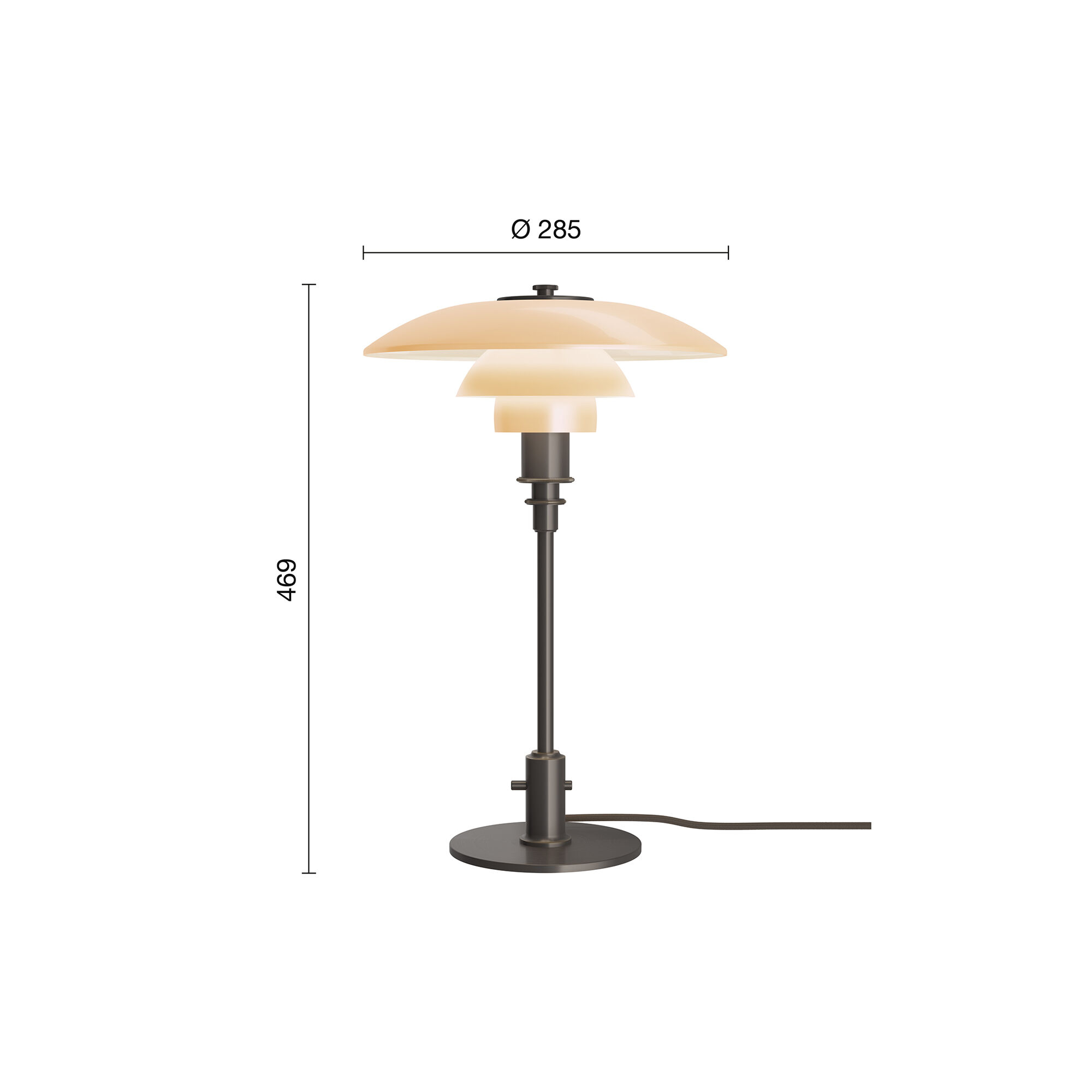 PH 3/2 Dusty Terracotta Limited Edition Table Lamp