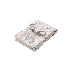 Swaddle, pressed leaves rose, Cam Cam Copenhagen
