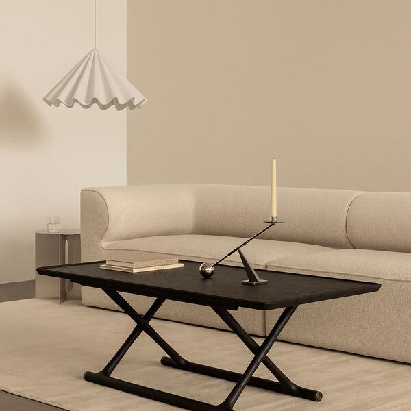 J&auml;ger Lounge Table | Black Stained Oak, Audo Copenhagen