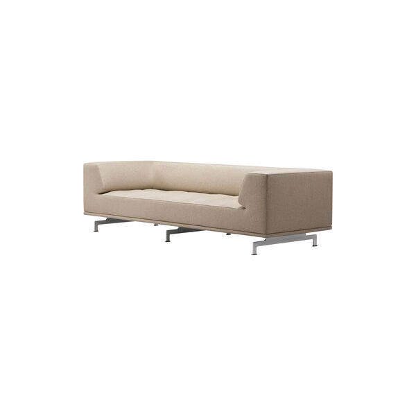 4511 Delphi 3P Sofa, keiga 242/aluminium, Fredericia Furniture