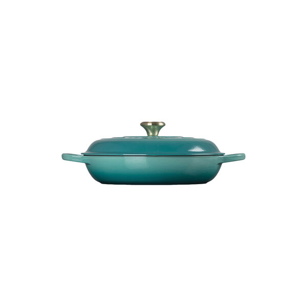 Signature cast iron buffet pot 30 cm, bleu riviera, Le Creuset