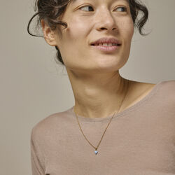 Amore necklace, steel blue, ENAMEL Copenhagen