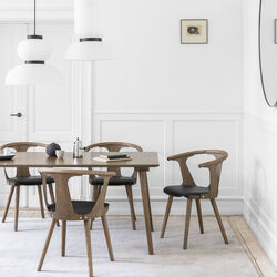 In Between SK5 Dining Table, smoked oak, &Tradition