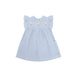 HCKatinka Dobby Dress, zen blue, Hust & Claire