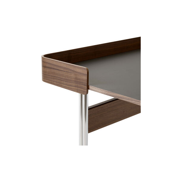 Pavilion Desk AV17, walnut/iron, &Tradition