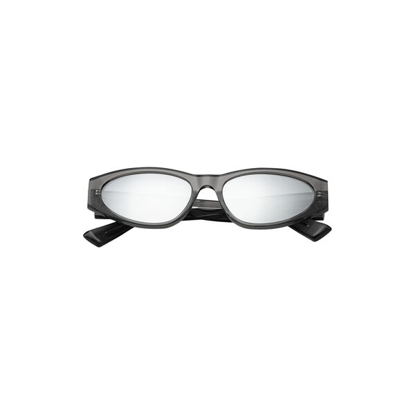 BLADE sun glasses, transparent grey, MESSYWEEKEND