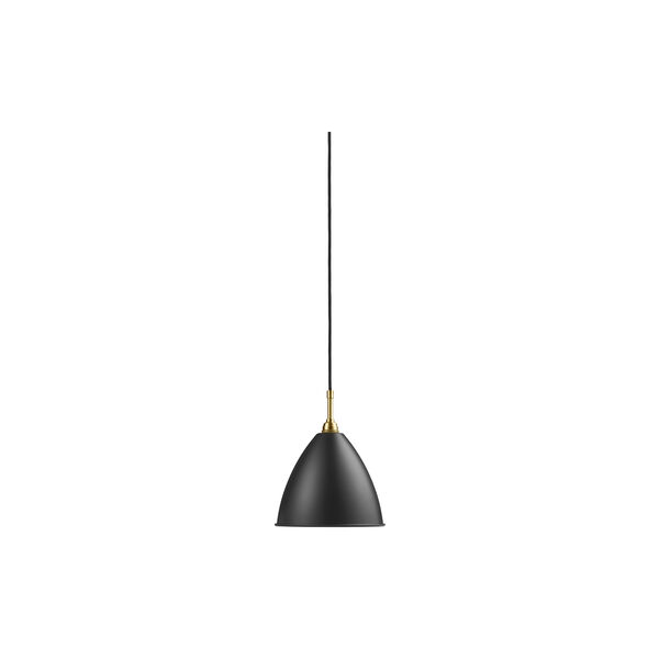 Bestlite BL9 Pendant, soft black semi matt/brass, GUBI