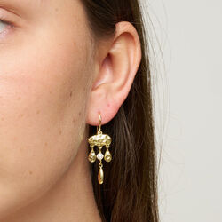 Linnea hook earrings, silver plated, Pure by Nat