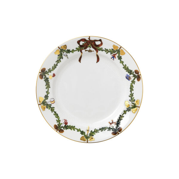 Star Fluted Christmas Plate Ø 22 cm, Royal Copenhagen