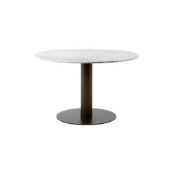 In Between SK19 Dining Table, Bianco Carrara/bronzed, &Tradition