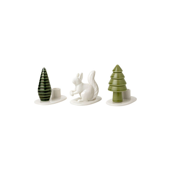 Winter Stories Flock Squirrel Candlestick, Dottir Nordic Design