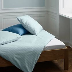 SUPIMA PINSTRIPE Bedding, minimal blue, Georg Jensen Damask