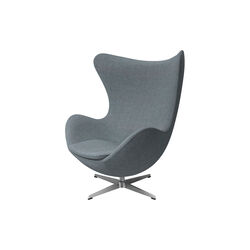 Egg™ 3316 Lounge Chair, Re-wool 718 light blue/natural, Fritz Hansen