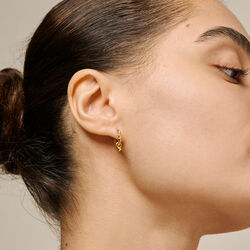 Belle hoops, gold plated, ENAMEL Copenhagen