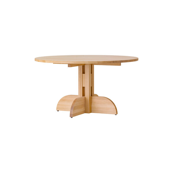 Puffin Dining Table | Round | &Oslash; 140 | Solid Oak, Audo Copenhagen