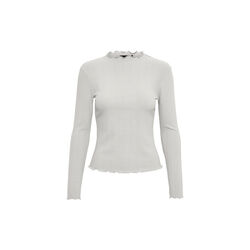 CandaceKB LS Tee, opal gray melange, Karen by Simonsen