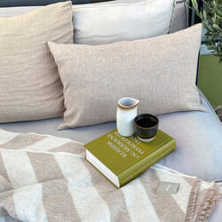 Fishbone Throw, camel, ELVANG