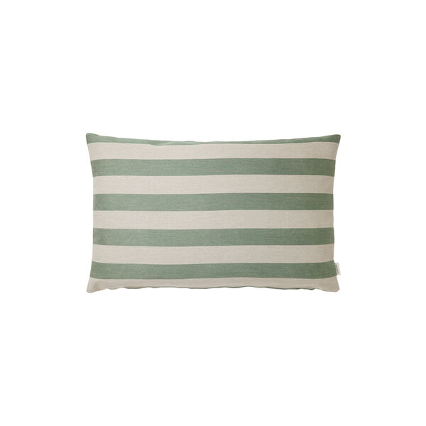 Outdoor Stripe Cushion, green, Compliments