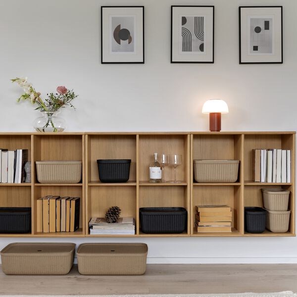 Pulp Storage Box, natural brown, Zone Denmark