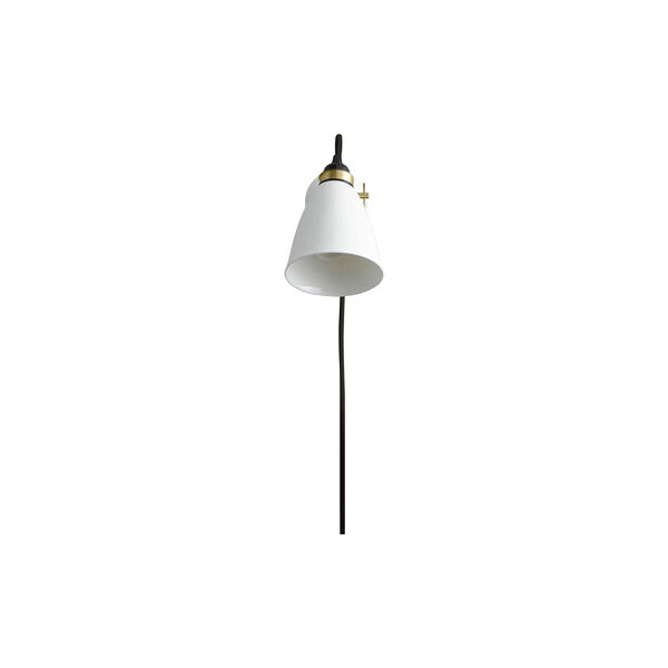 Hector 30 Wall Light Plug with Switch and Cable, natural white, Original BTC