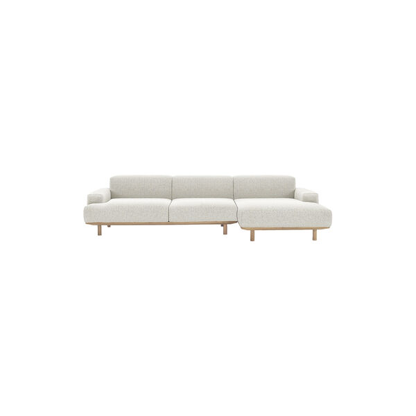 Reason 2 Seater Sofa with Chaiselong, Crush 090, Bruunmunch Furniture