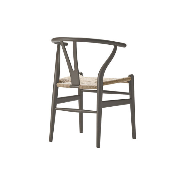 CH24 Wish Bone Chair, soft slate, Carl Hansen & S&oslash;n