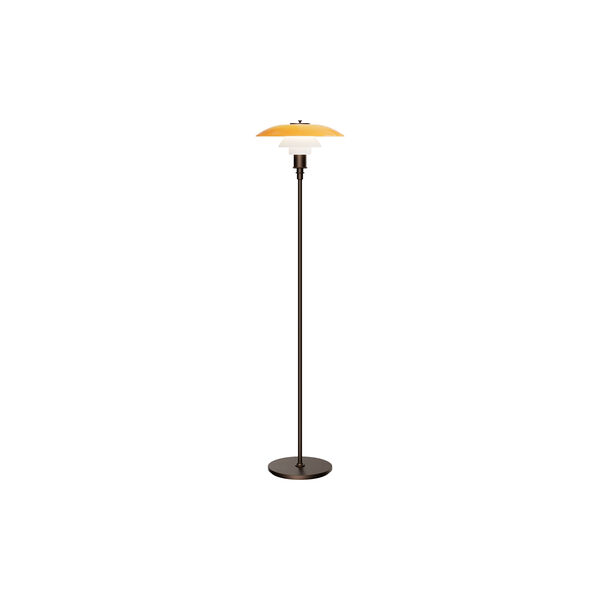PH 3&frac12;-2&frac12; Floor Lamp Centenary Edition, amber/opal white, Louis Poulsen
