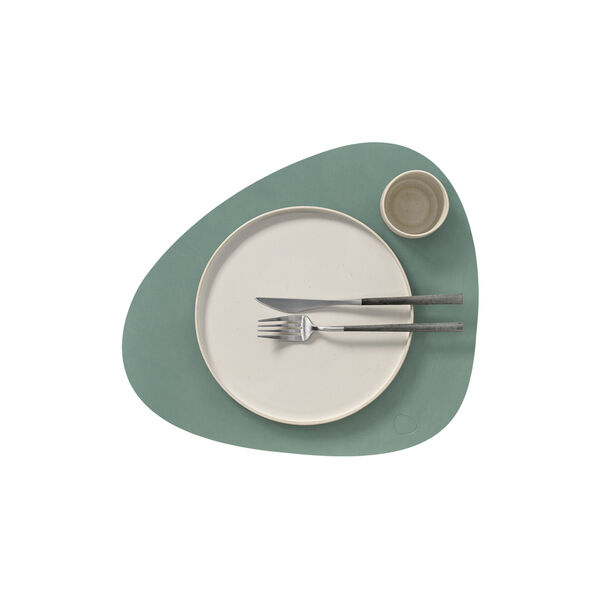 Nupo table mat Curve L, pastel green, LIND DNA