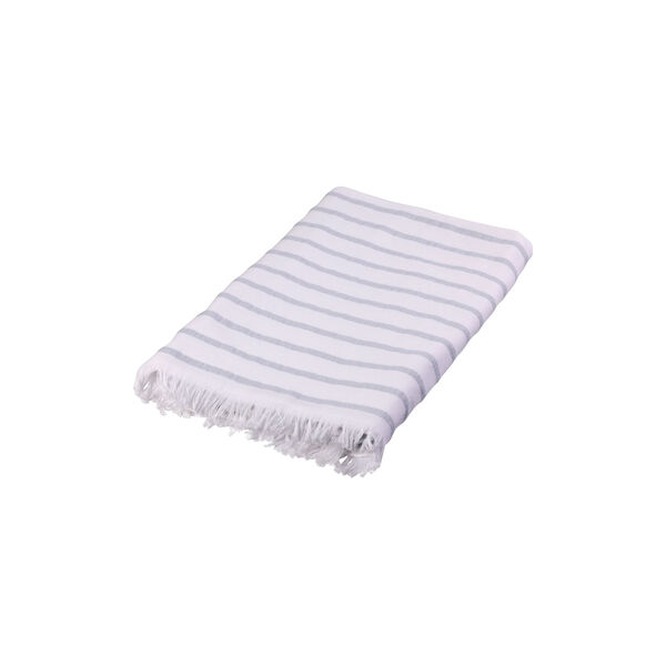 Hammam Towel, powder blue stripes, Home by Ilse Jacobsen