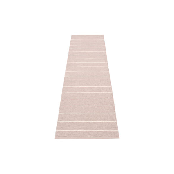 Carl Plastic Rug, pale rose/vanilla, Pappelina